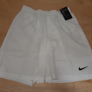 Nike DRY Mens Soccer Shorts - Dri Fit White